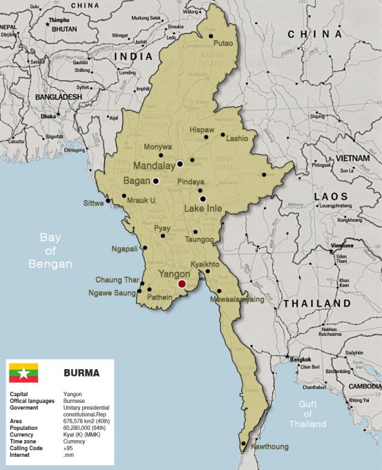 Myanmar maps